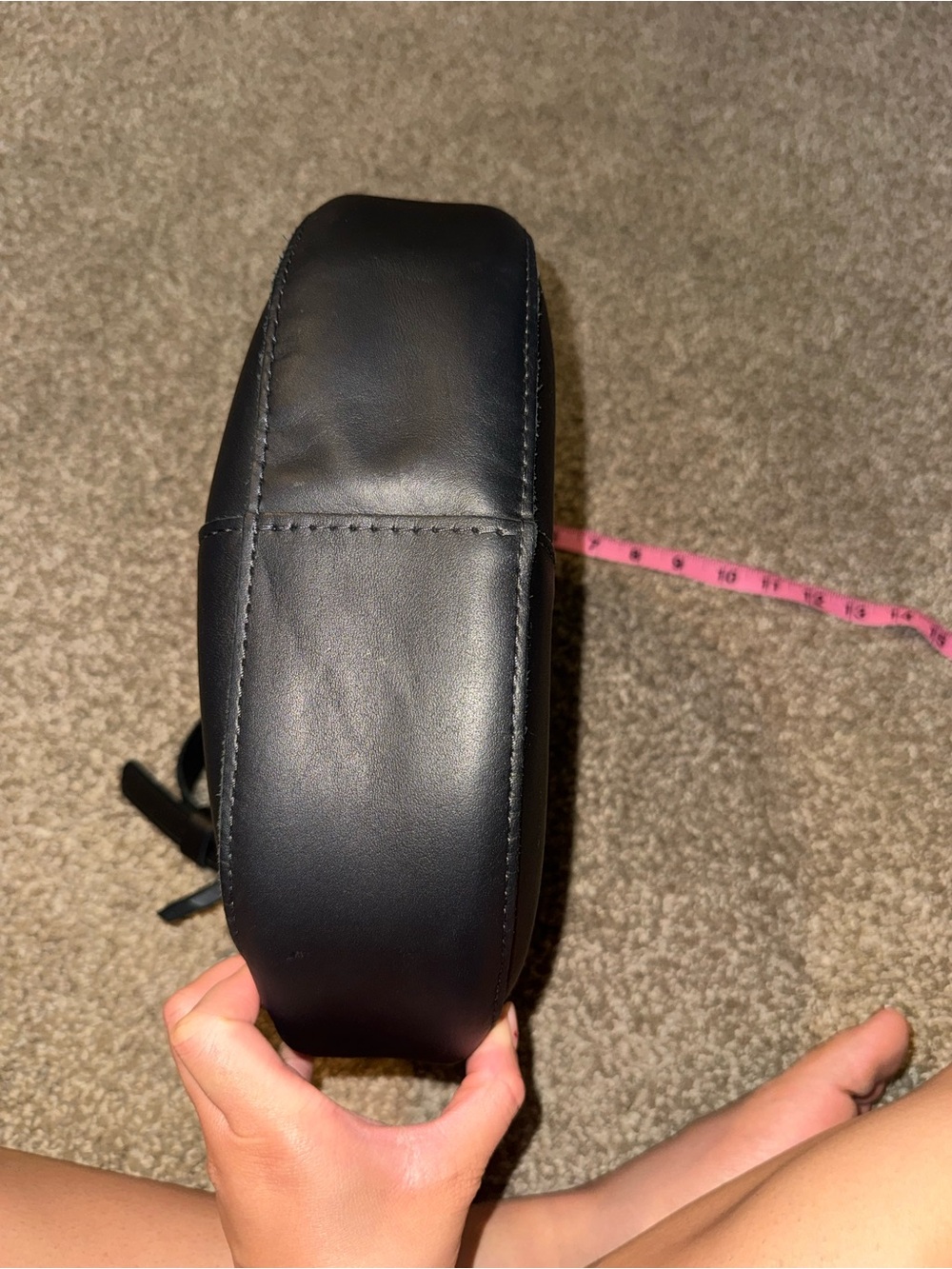 Not going lower Portland Leather Nora Matte Black SMALL SIZE - Picture 3 of 9